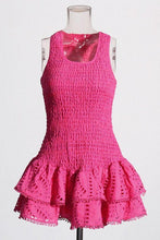 Jessica Bara Vaira Ruffle Mini Dress