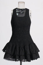 Jessica Bara Vaira Ruffle Mini Dress