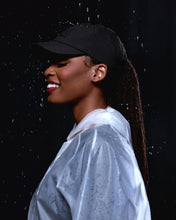 Black Waterproof Satin Lined Dad Hat