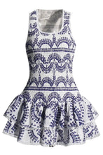 Jessica Bara Vaira Ruffle Mini Dress