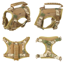 Tactical Cat Harness Adjustable Puppy Vest For Military Small Dogs Harnesses withControl Handle Walking Training Cat Accessories
