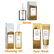 Centella Skin Care Set Centella Serum Face Wash Cleansing Oil Facial Care Set Soothing Refreshing Smooth Glowing Face Essence