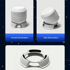 360° Rotating Starry Ocean Projection Night Light Dynamic Projector Decorative Lamp Ocean-Themed Projection Light Festival Gift