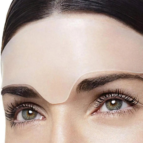 Wrinkle-Free Forehead Patch Removes Forehead Lines With Firming Gel. Reuseable Anti-Aging Eye Mask For Lifted, Skin Care