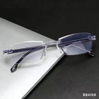 Smart Glasses with Automatic Adjustment Magnifying Reading Glasses Progressive Multifocus Anti-blue Light Eyewear +1-+7