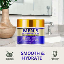 Men's Retinol Face Moisturizer Moisturizing Retinol Cream Anti-Wrinkle Aging Moisturizing Shrink Pores Whitening Smooth Retinol