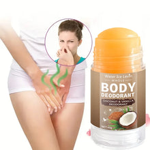 Coconut Full Body Deodorant Stick for Men and Women, Moisturizing and Friction-Free, Suitable for Whole Body and Privacy Parts, Travel Essentials, Daily Use | Natural Deodorant