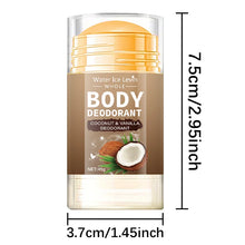 Coconut Full Body Deodorant Stick for Men and Women, Moisturizing and Friction-Free, Suitable for Whole Body and Privacy Parts, Travel Essentials, Daily Use | Natural Deodorant