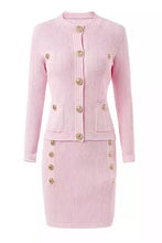 Jessica Bara Eloise Gold Button Two Piece Set As Seen On Sylwia Graff