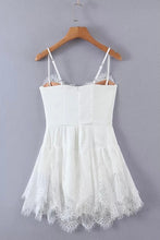 Jessica Bara Aviva Lace Slip Mini Dress