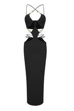 Jessica Bara Cloud Sleeveless Cut Out Maxi Dress